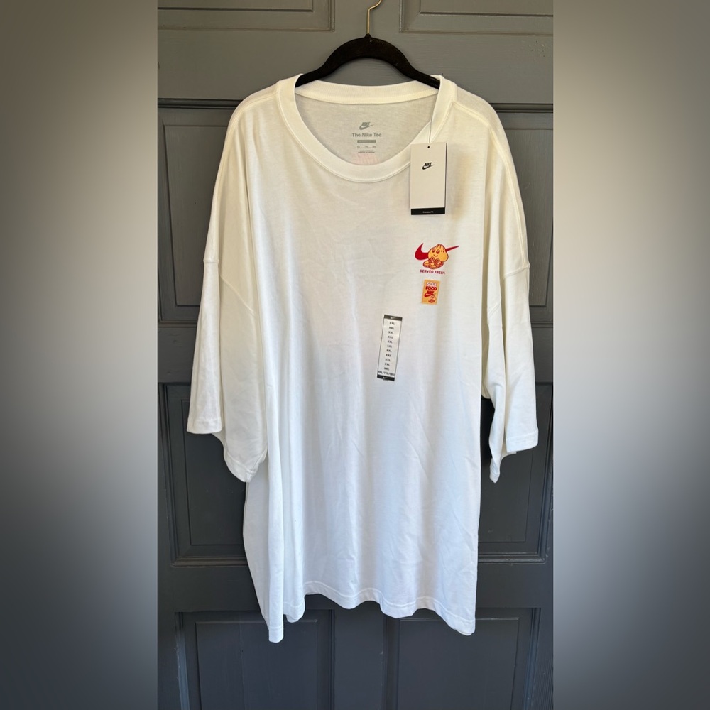 Nike White Graphic Tee “Sole Food” Big and Tall NWT Size XXL